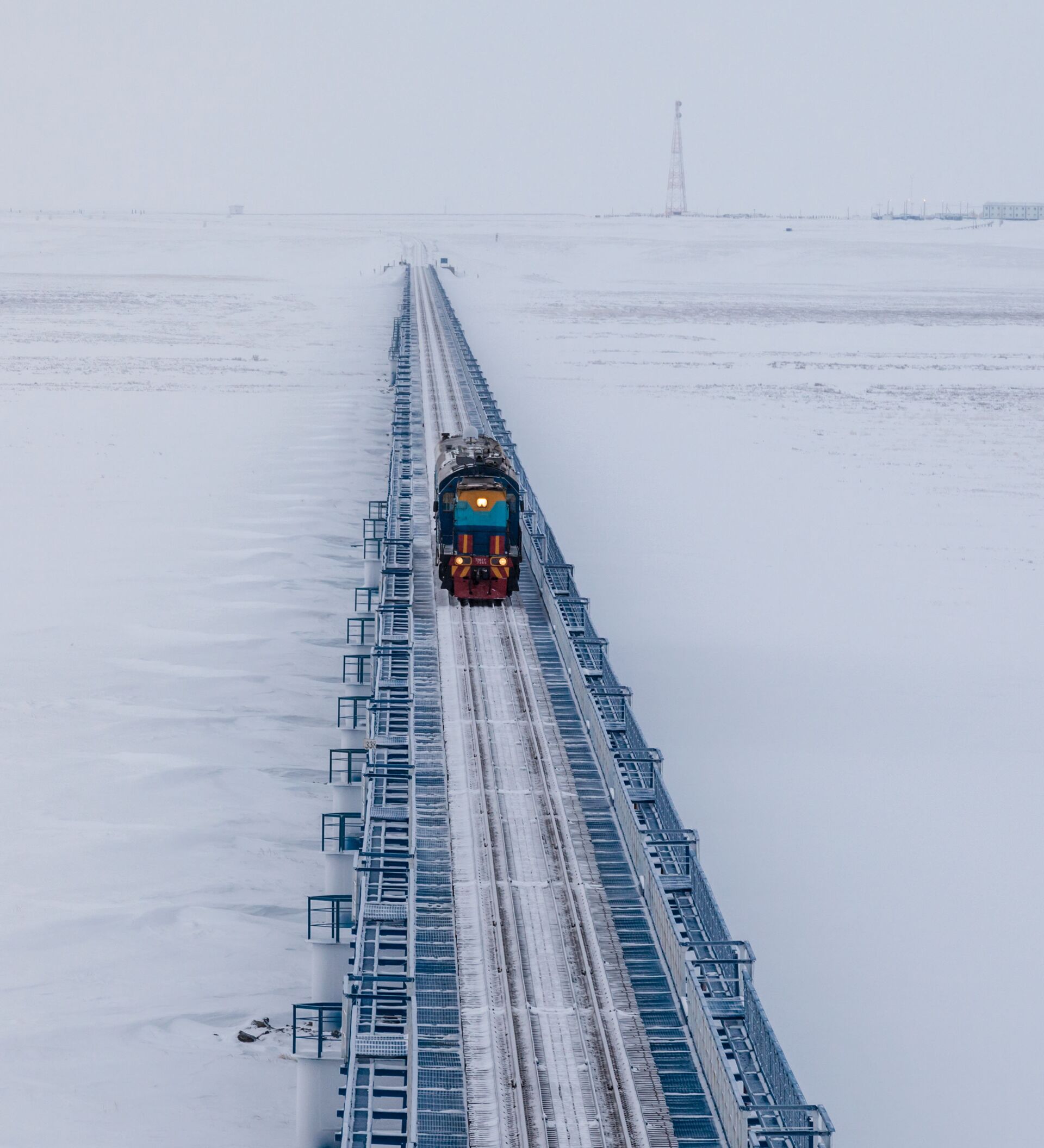 Rusia construye la vía férrea más septentrional del mundo