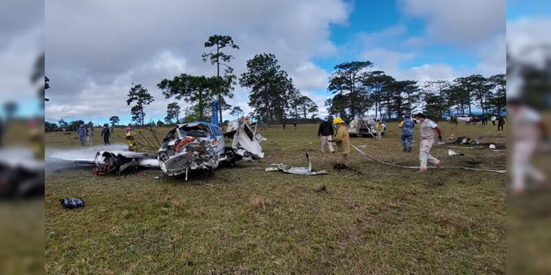 Se desploma avioneta del Programa Moscamed en Comitán