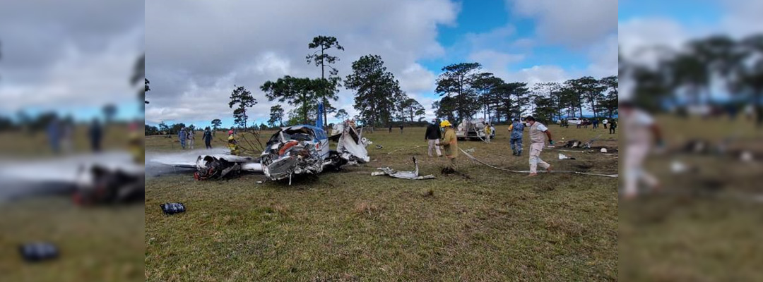 Se desploma avioneta del Programa Moscamed en Comitán