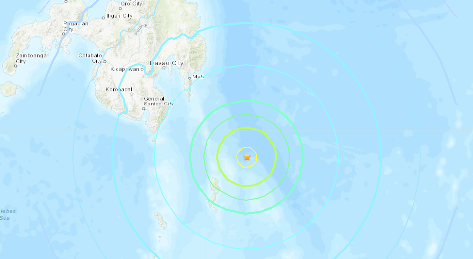 Sismo de magnitud 7.0 sacude las costas de Filipinas