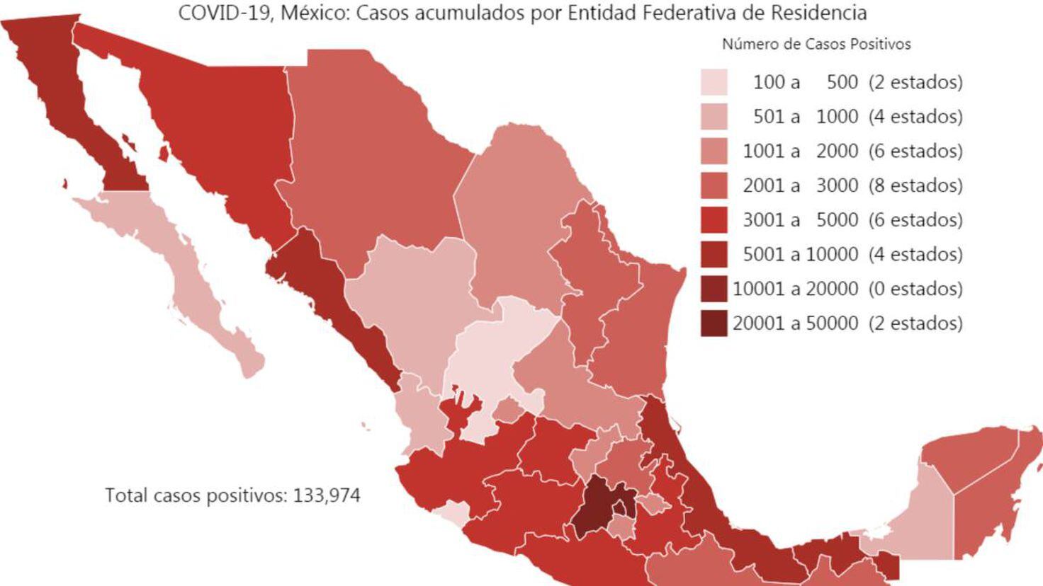 Suman en Edomex 108 mil 396 casos positivos de COVID