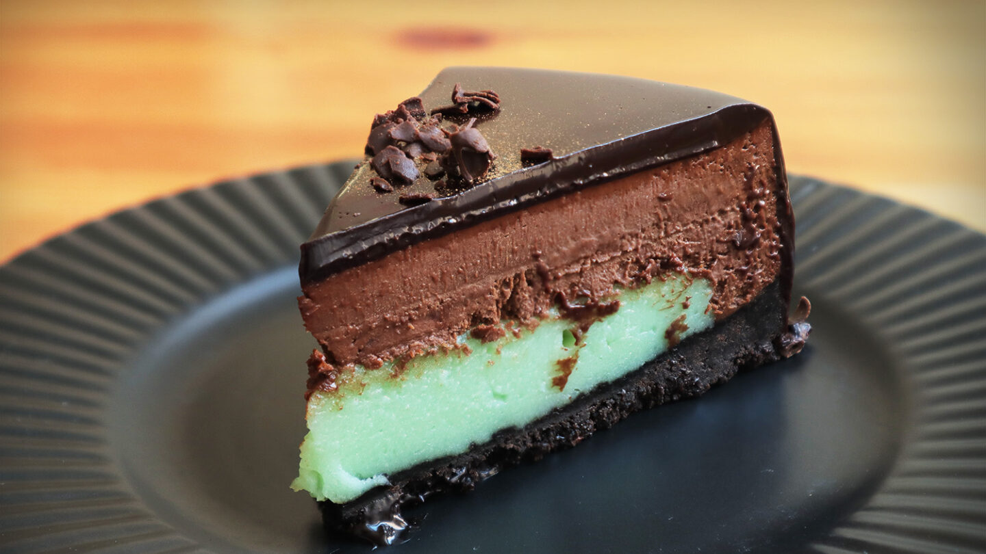 Tarta de chocolate con menta |