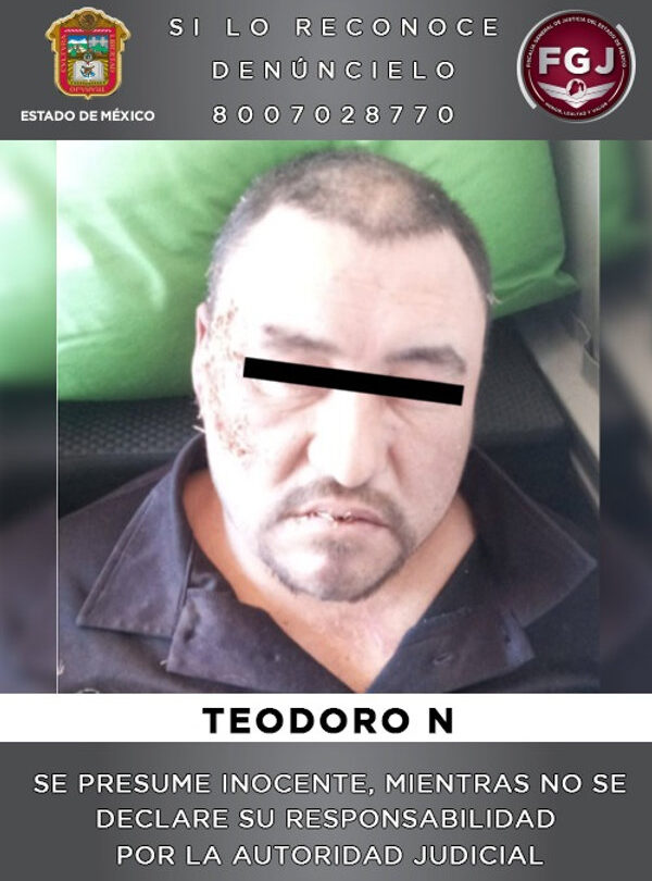 Teodoro asesinó a un comandante de la FGJEM cuando pretendía detenerlo en Almoloya de Juárez |