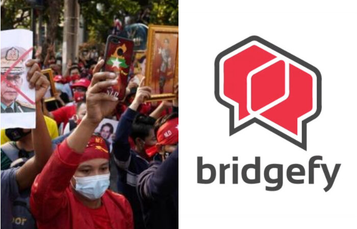 Tras golpe de Estado en Birmania, Bridgefy es la app mexicana que ayuda a miles de personas a comunicarse