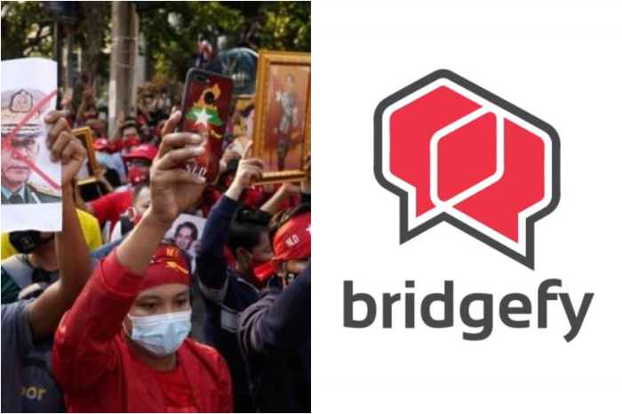 Tras golpe de Estado en Birmania, Bridgefy es la app mexicana que ayuda a miles de personas a comunicarse