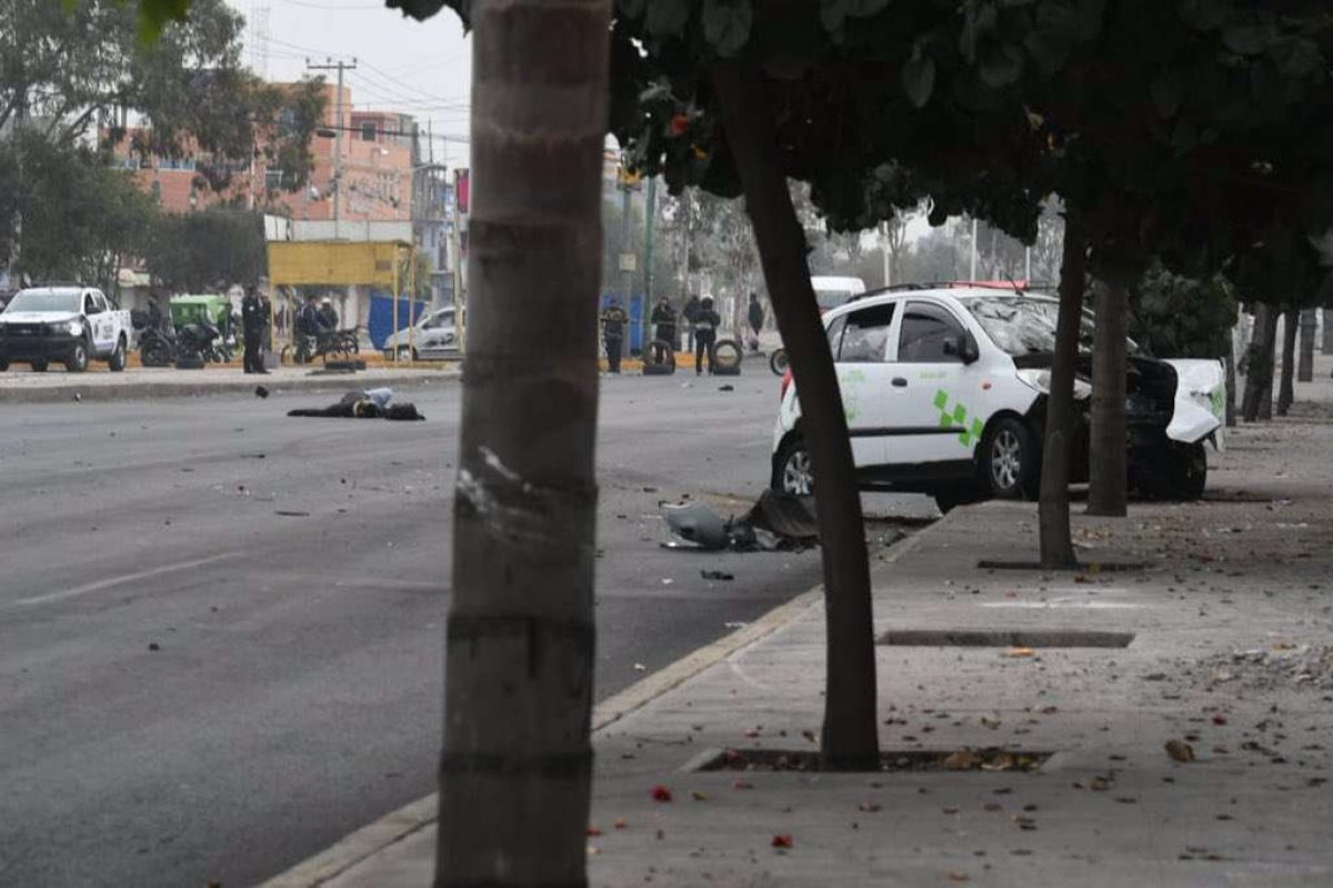 Triste Navidad para un biker, quien perdió la vida en Neza