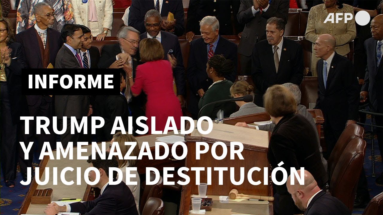 Trump, aislado y amenazado por un segundo juicio de destitución