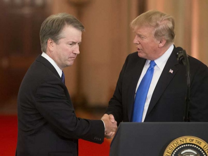 Trump aplaude al Senado por ratificar a Kavanaugh