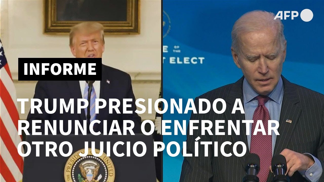 Trump presionado a renunciar o enfrentar otro juicio político