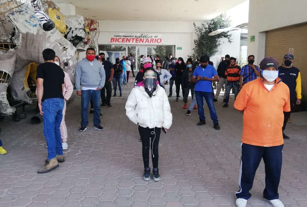 Vecinos impiden desmantelamiento de hospital provisional en Nezahualcóyotl |