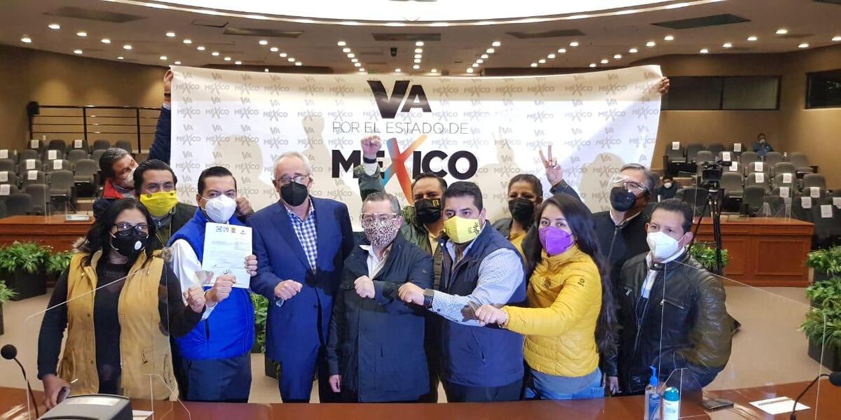 Video: Así se distribuyó la coalición «Va por Edomex» los 74 municipios y 28 distritos locales que disputarán juntos