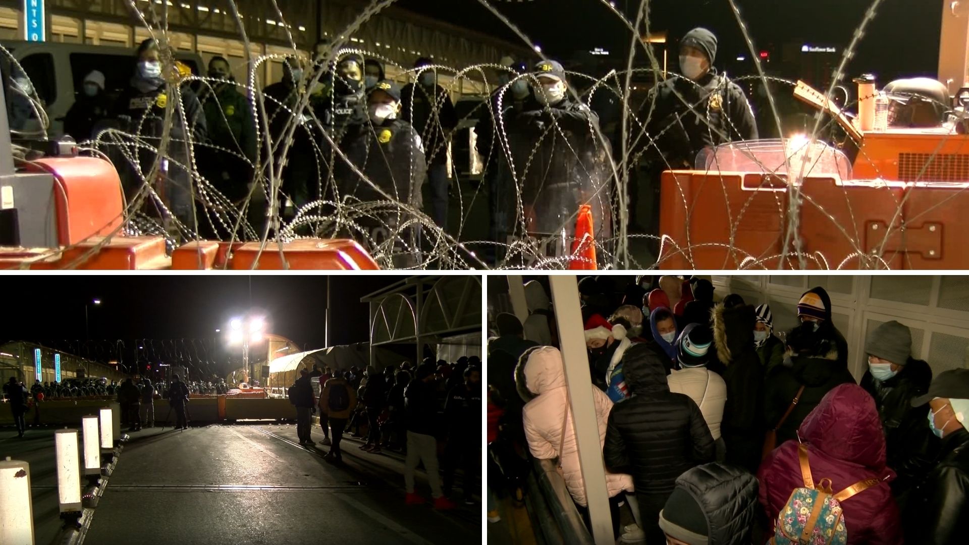 VIDEO: Así se paralizó el Puente Santa Fe con la caravana de migrantes