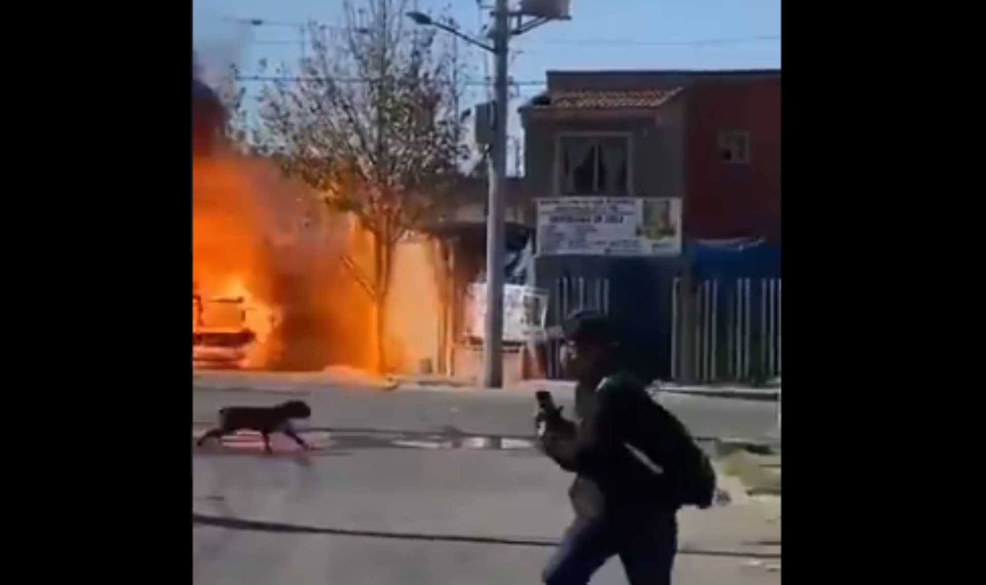 Video: Cámaras captan momento en que se registra explosión de pipa de gas en Chalco