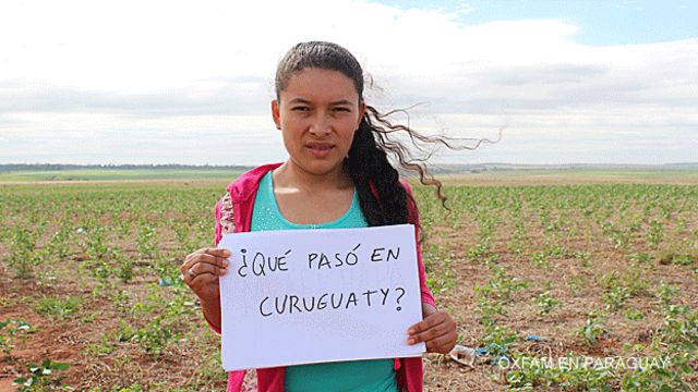 (Video) Escrache a una jueza paraguaya por despojar de sus tierras a agricultores