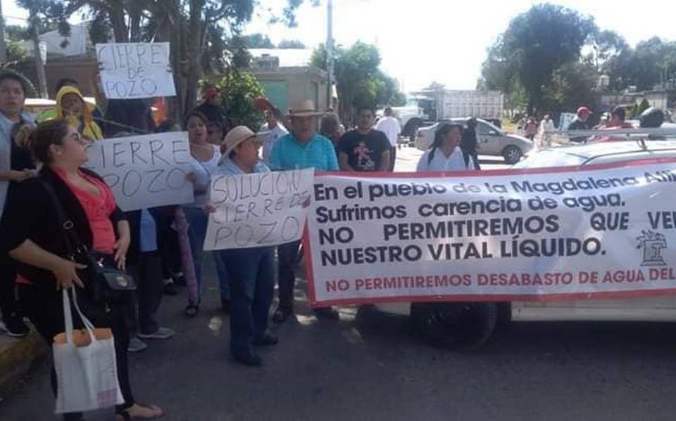 Video: Exigen vecinos de Los Reyes La Paz les restablezcan servicio de agua