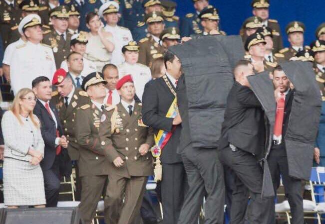 (Video) Impactante: Se filtra video desde ángulo contrario en el atentado a Nicolás Maduro