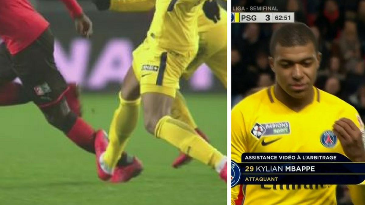 (Video) Kylian Mbappé no controla su furia y es expulsado por el árbitro por dar fuerte empujón