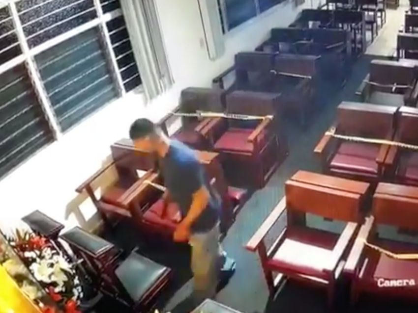 Video: Ladrón se roba veladoras de iglesia de Guadalajara en plena navidad