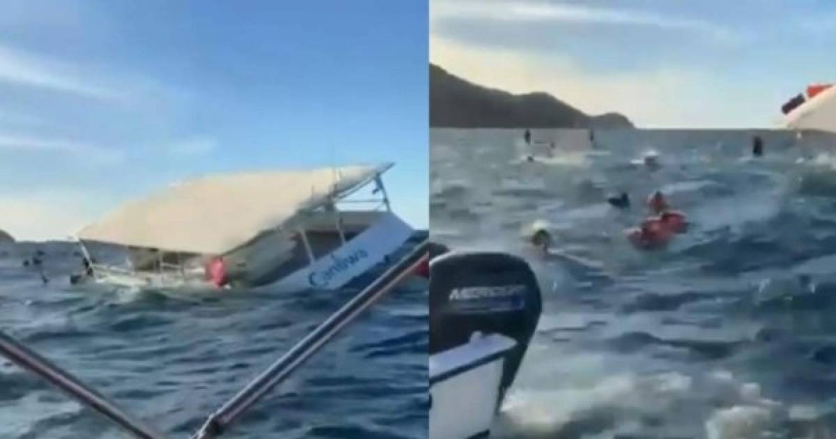 Video: Se hunde crucero gay en Puerto Vallarta