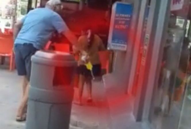 (Video) Un hombre arrojó ácido a una mujer indígena para expulsarla de una zona comercial