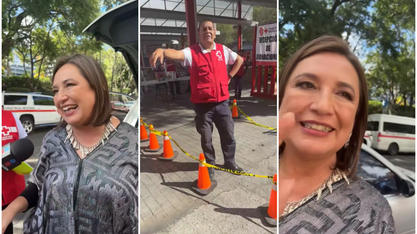 Xóchitl Gálvez confrontada en centro de acopio llamado a la ayuda o aprovechamiento político |
