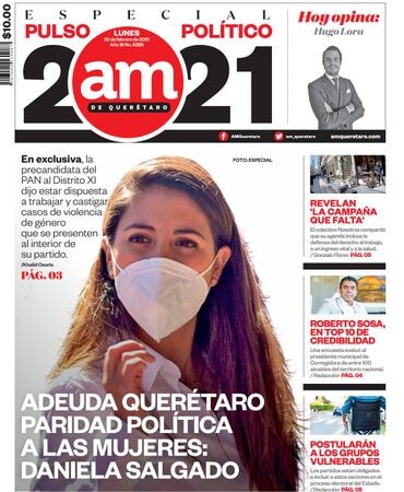 Adeuda Querétaro paridad política a las mujeres: Daniela Salgado