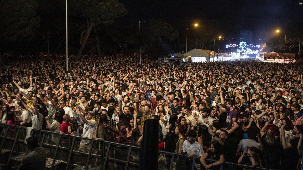 Aglomeraciones en fiesta de San Isidro