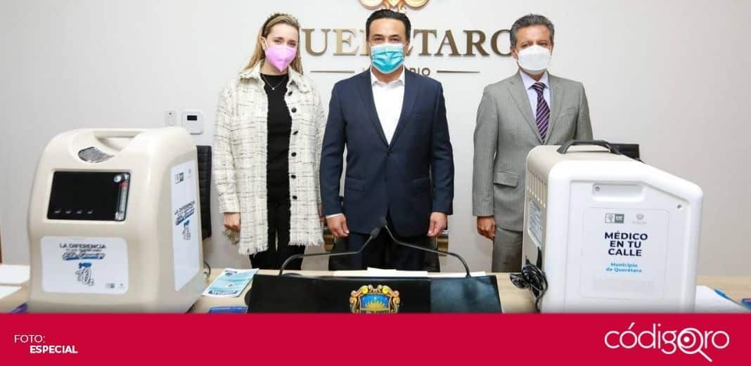 Arranca municipio de Querétaro préstamo de concentradores de oxígeno a pacientes COVID