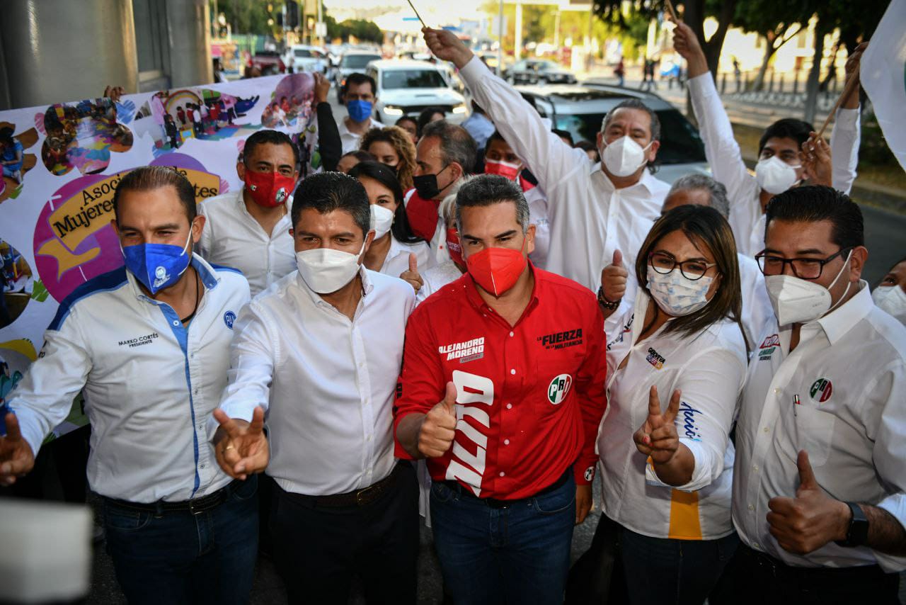 Arrancó campaña Eduardo Rivera candidato a alcaldía de Puebla