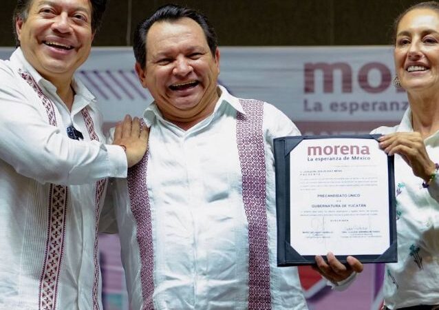 Claudia Sheinbaum respalda a Joaquín ‘Huacho’ Díaz Mena como candidato a la gubernatura de Yucatán y anuncia formación de equipo conjunto para asegurar la victoria en las elecciones de 2024