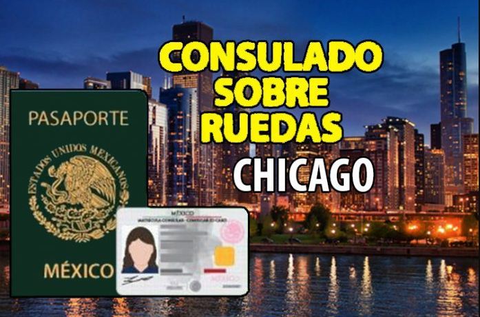 Consulado Sobre Ruedas en Chicago; fechas para mayo de 2021