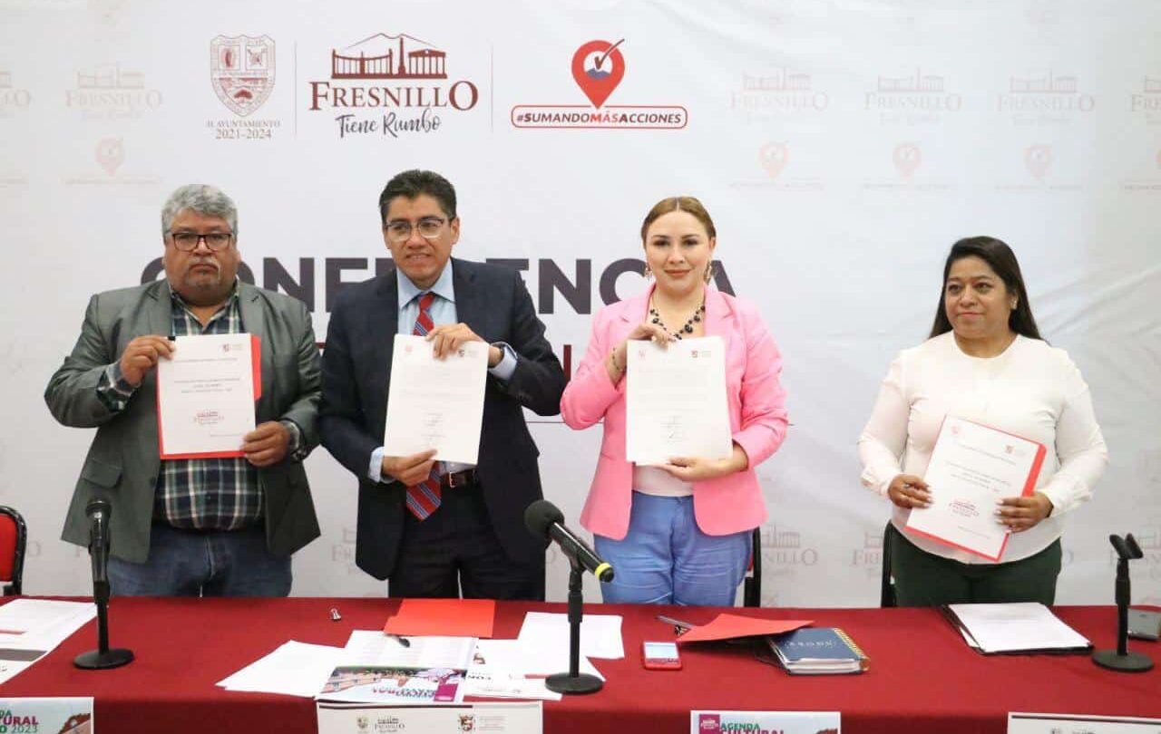 Convenio firmado para otorgar descuentos a trabajadores de la presidencia municipal en Fresnillo |