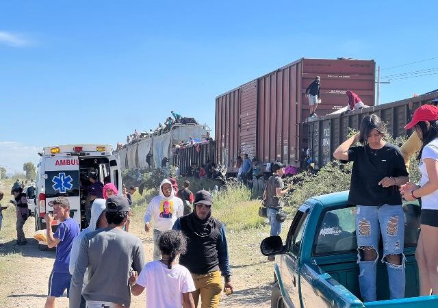 Dos mil migrantes varados en Fresnillo reciben atención del gobierno y luchan contra adversidades en su travesía
