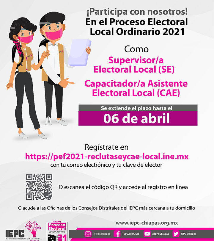Emite IEEN convocatoria para supervisores y capacitadores asistentes electorales locales |