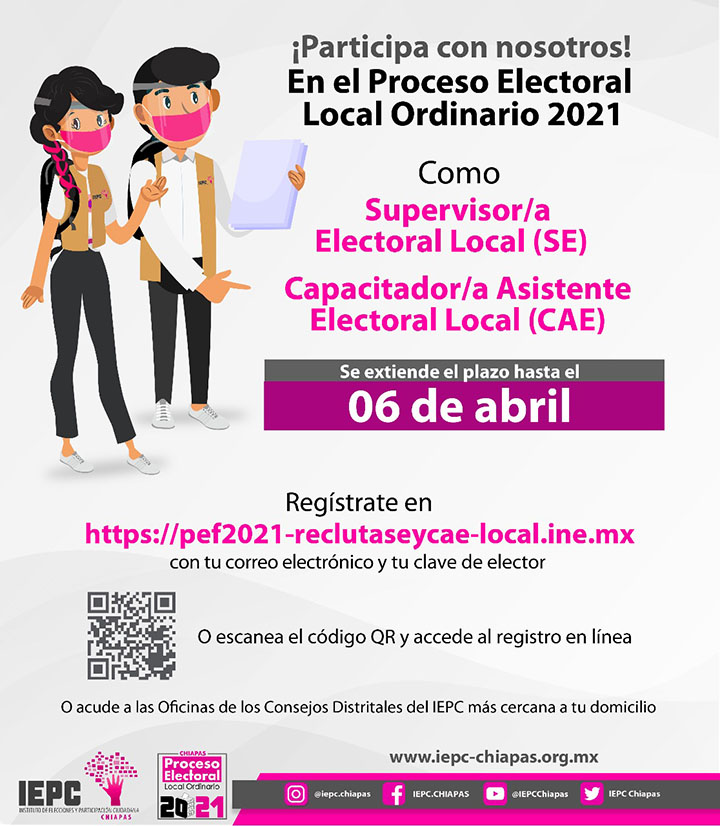 Emite IEEN convocatoria para supervisores y capacitadores asistentes electorales locales