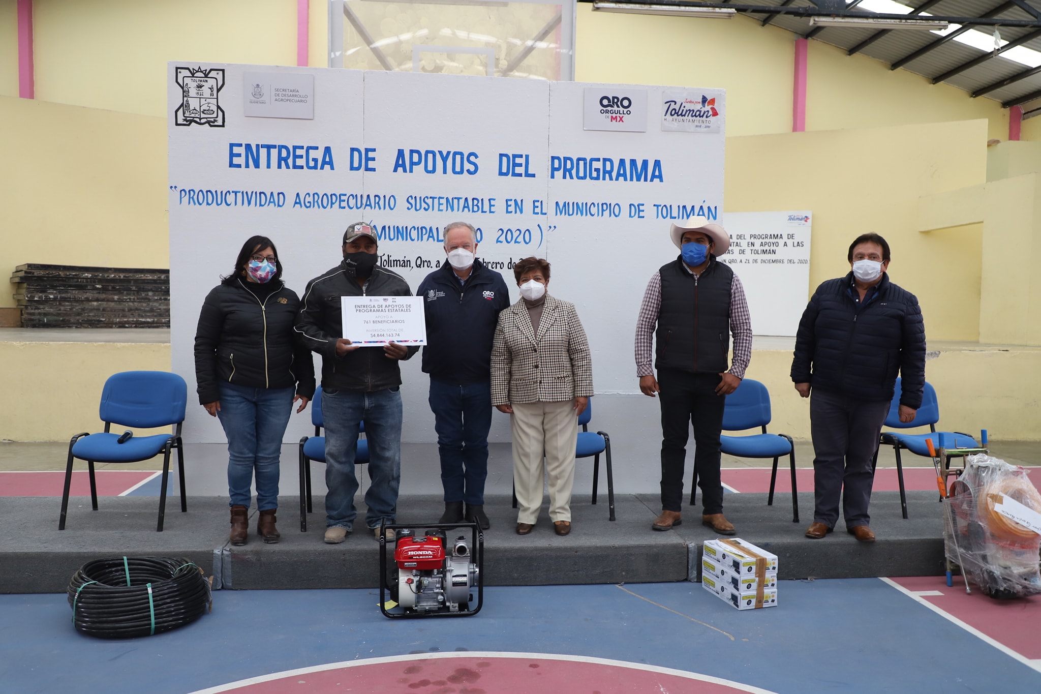 Entrega Sedea apoyos para la productividad sustentable en Tolimán