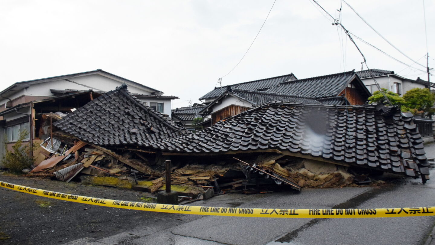 Fuerte terremoto en Japón |
