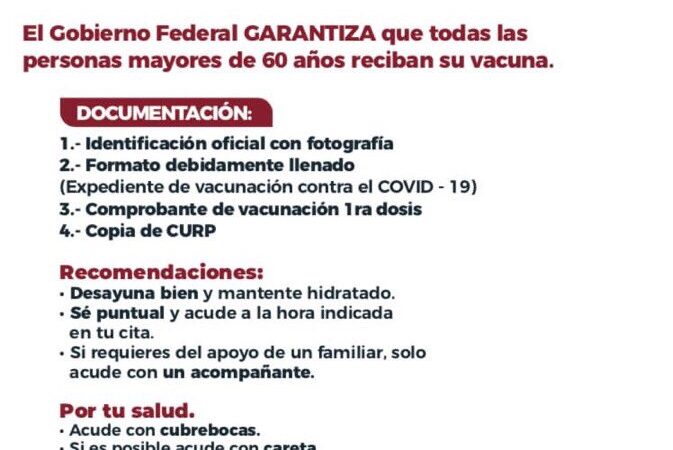 Garantizan vacunación contra el COVID-19 en Metepec