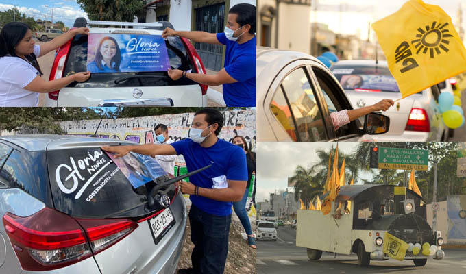 GRAN CARAVANA DE CIERRE DE PRECAMPAÑA EN TEPIC