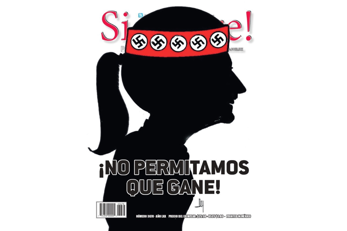 INE ordena retirar publicación con símbolos nazis de la revista “Siempre” sobre Claudia Sheinbaum