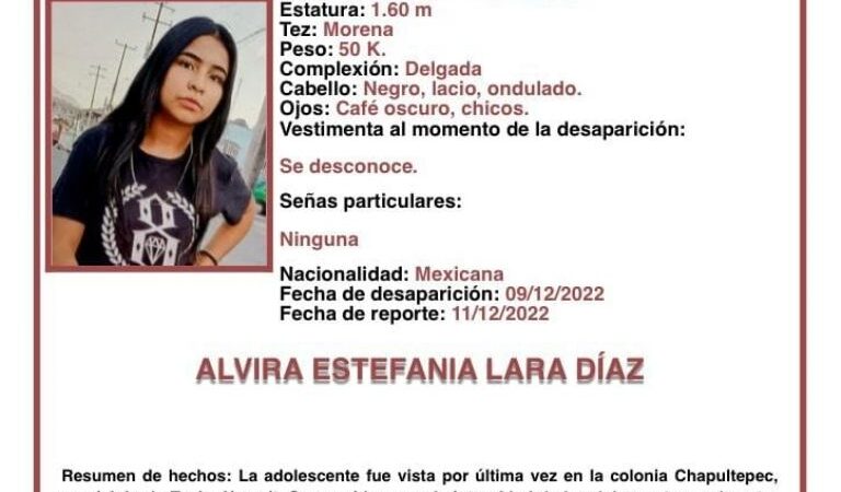 Lanzan Alerta Amber por menor desaparecido en Tepic