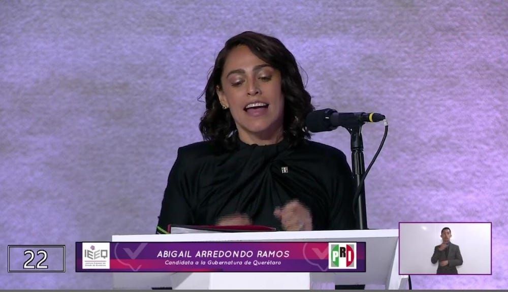 Las propuestas de Abigail Arredondo en debate a gobernadora