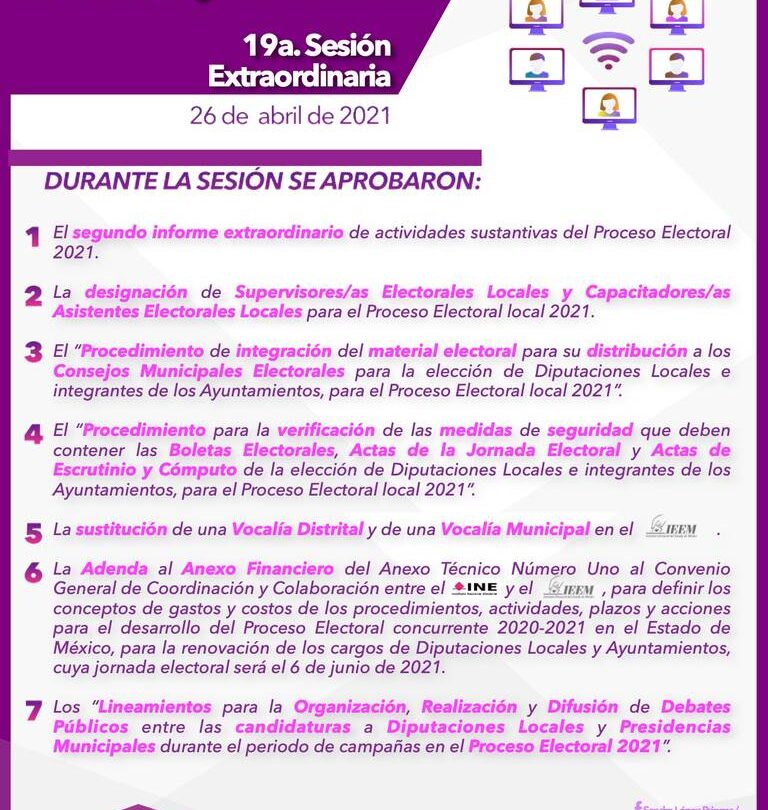 Lineamientos de debates públicos en campañas electorales IEEM |