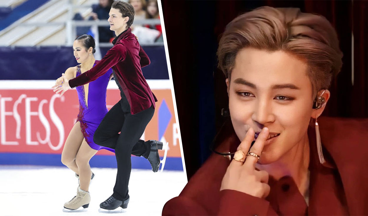 Medallistas de oro de patinaje sobre hielo interpretan Filter de Jimin de BTS