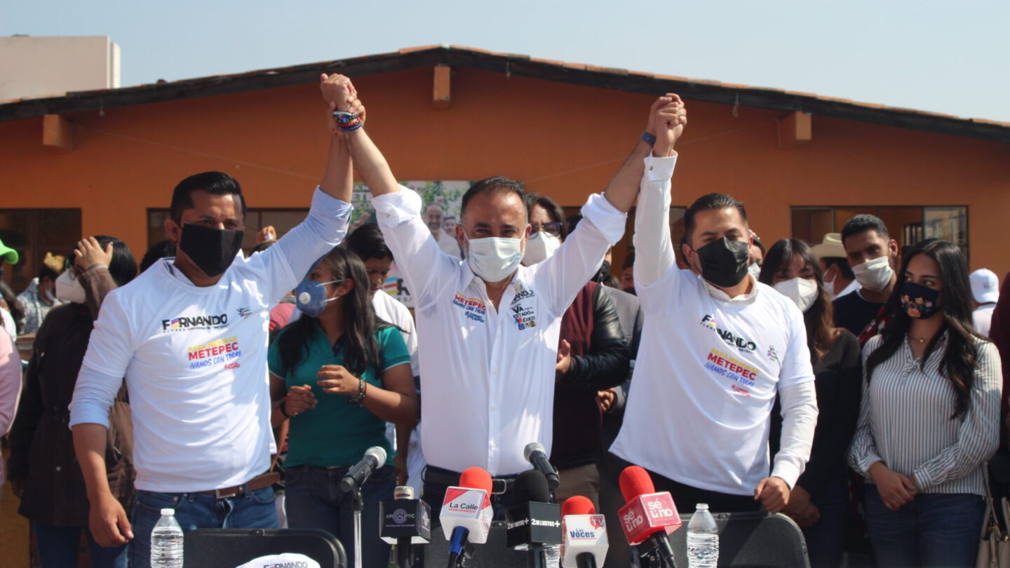 Morenistas se suman a campaña de Fernando Flores por Metepec |