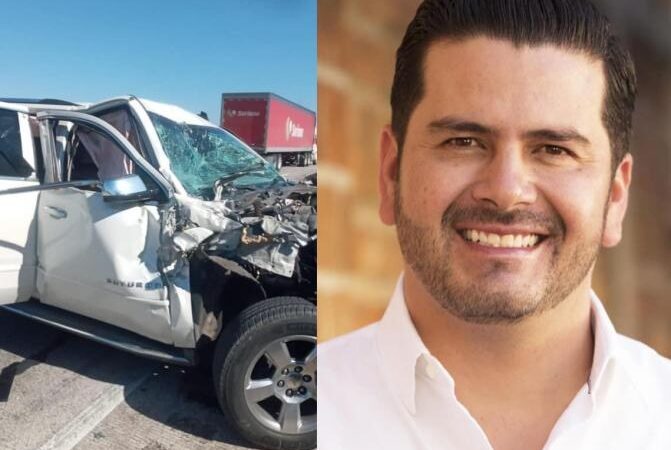 Nacho Flores sufre accidente en la autopista Tepic-Guadalajara
