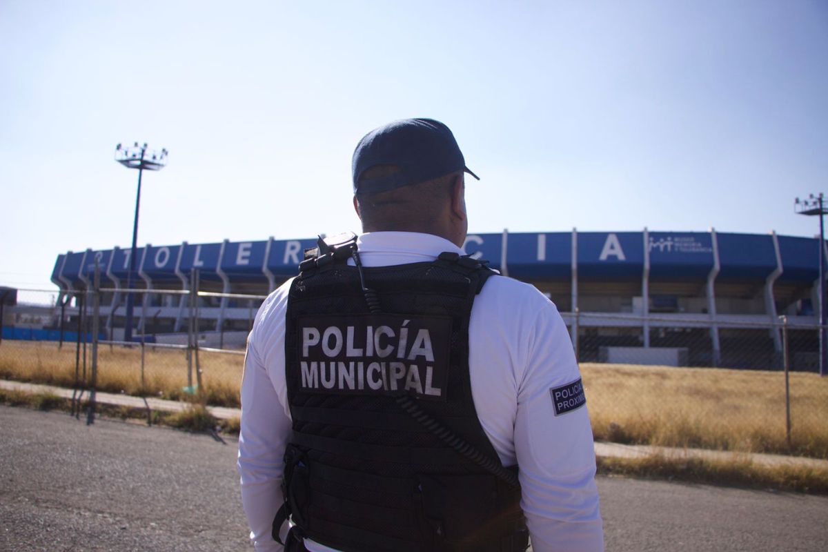 Operativo de seguridad listo para el partido entre Querétaro y León en el Estadio Corregidora