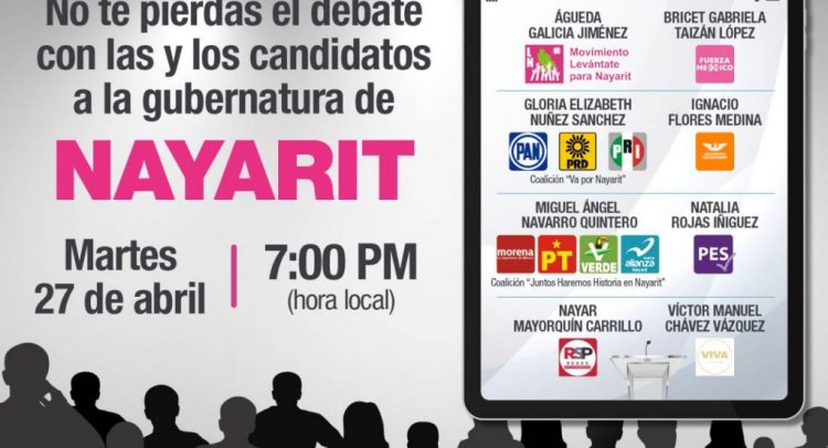 Organiza Coparmex debate de Candidatas y Candidatos al gobierno de Nayarit