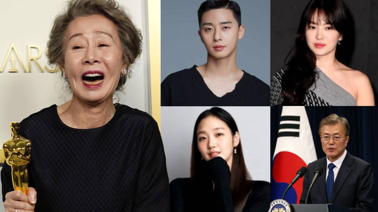 Park Seo Joon felicita a Youn Yuh Jung por ganar el Premio Oscar