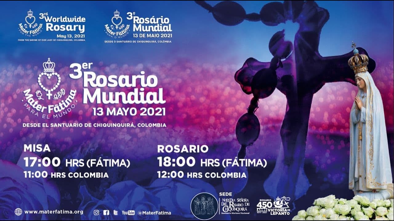 Participa en el Rosario Mundial por los enfermos el 13 de mayo